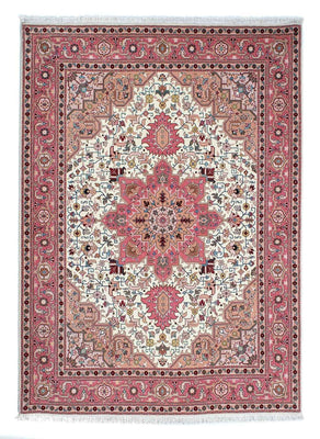 Persisk tæppe - Tabriz - Premium - 213 x 152 cm - beige