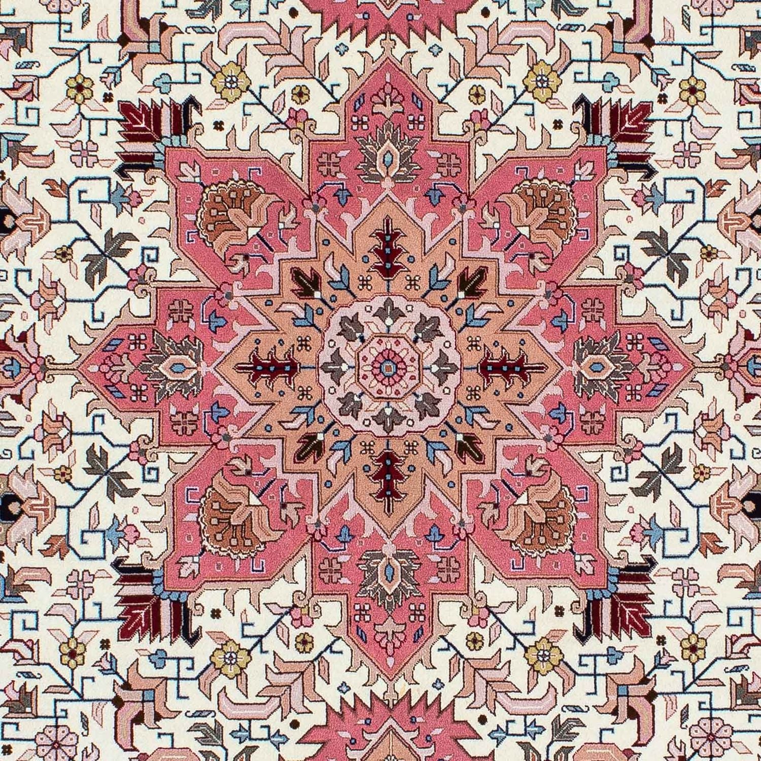 Persisk tæppe - Tabriz - Premium - 213 x 152 cm - beige