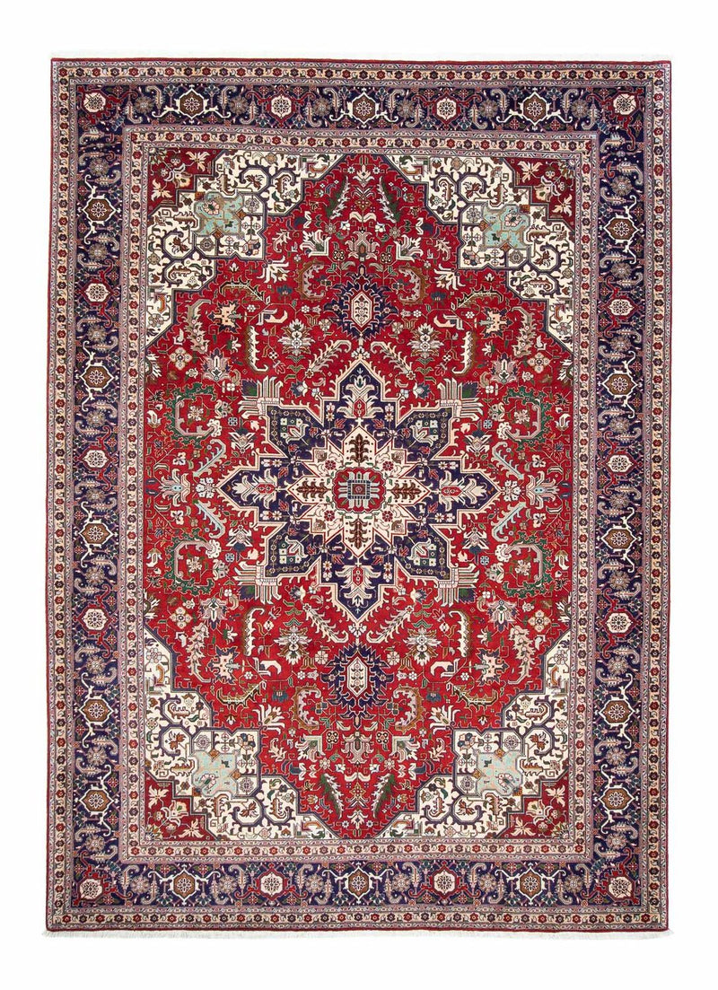 Persisk tæppe - Tabriz - Royal - 297 x 204 cm - mørkerød