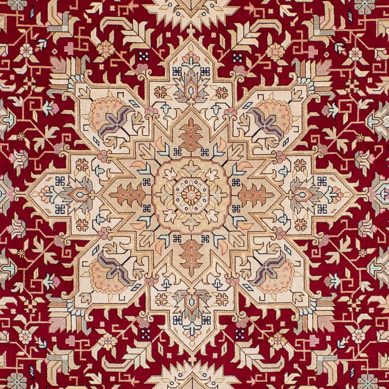 Persisk tæppe - Tabriz - Royal - 203 x 150 cm - rød