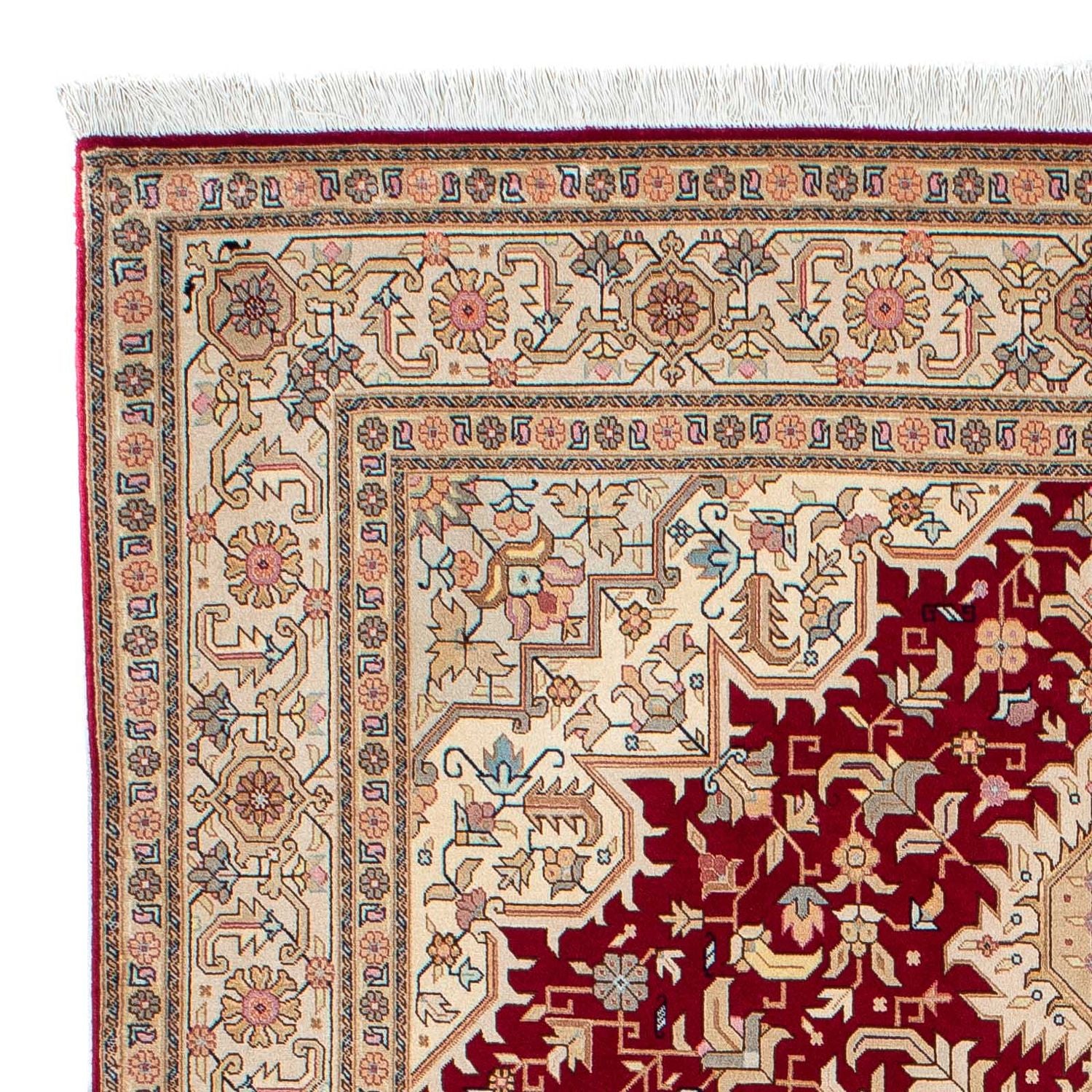 Persisk tæppe - Tabriz - Royal - 203 x 150 cm - rød