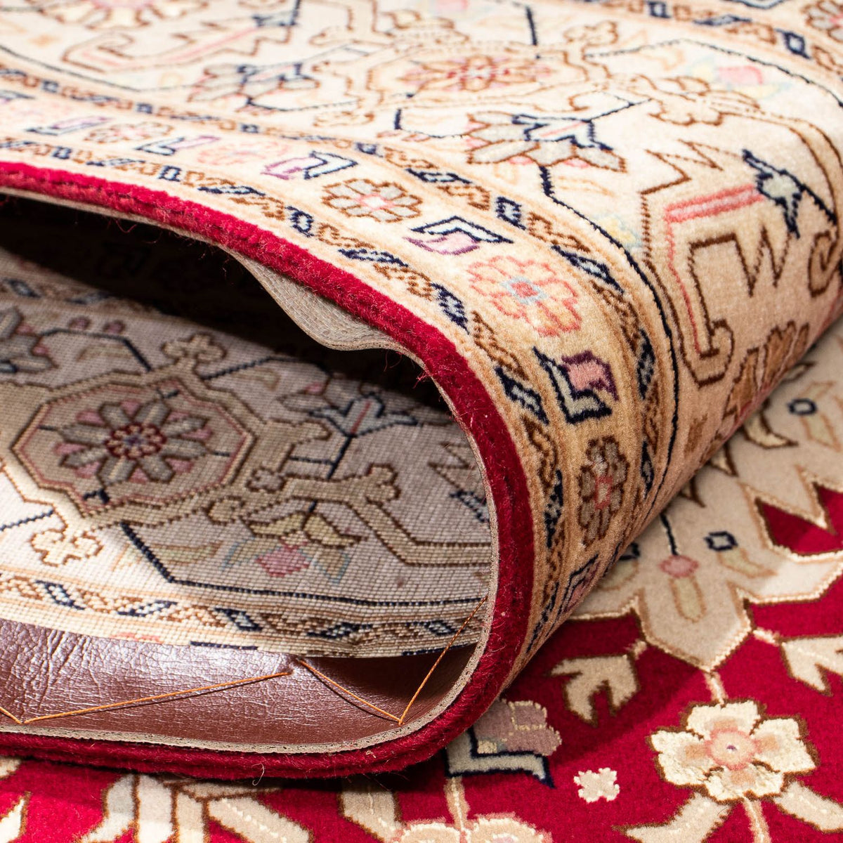 Persisk tæppe - Tabriz - Royal - 203 x 150 cm - rød