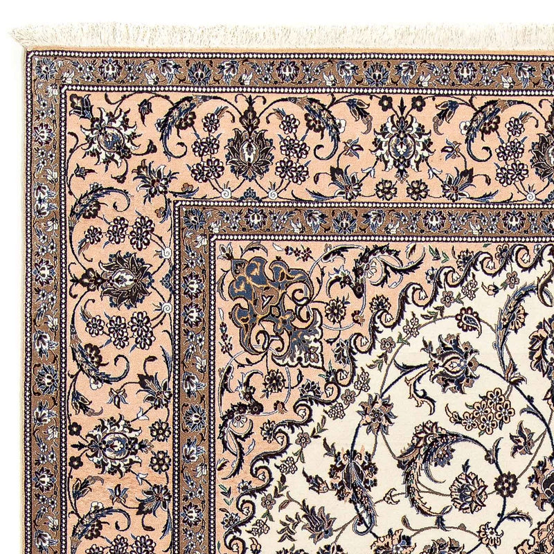 Persisk tæppe - Nain - Premium - 306 x 201 cm - beige