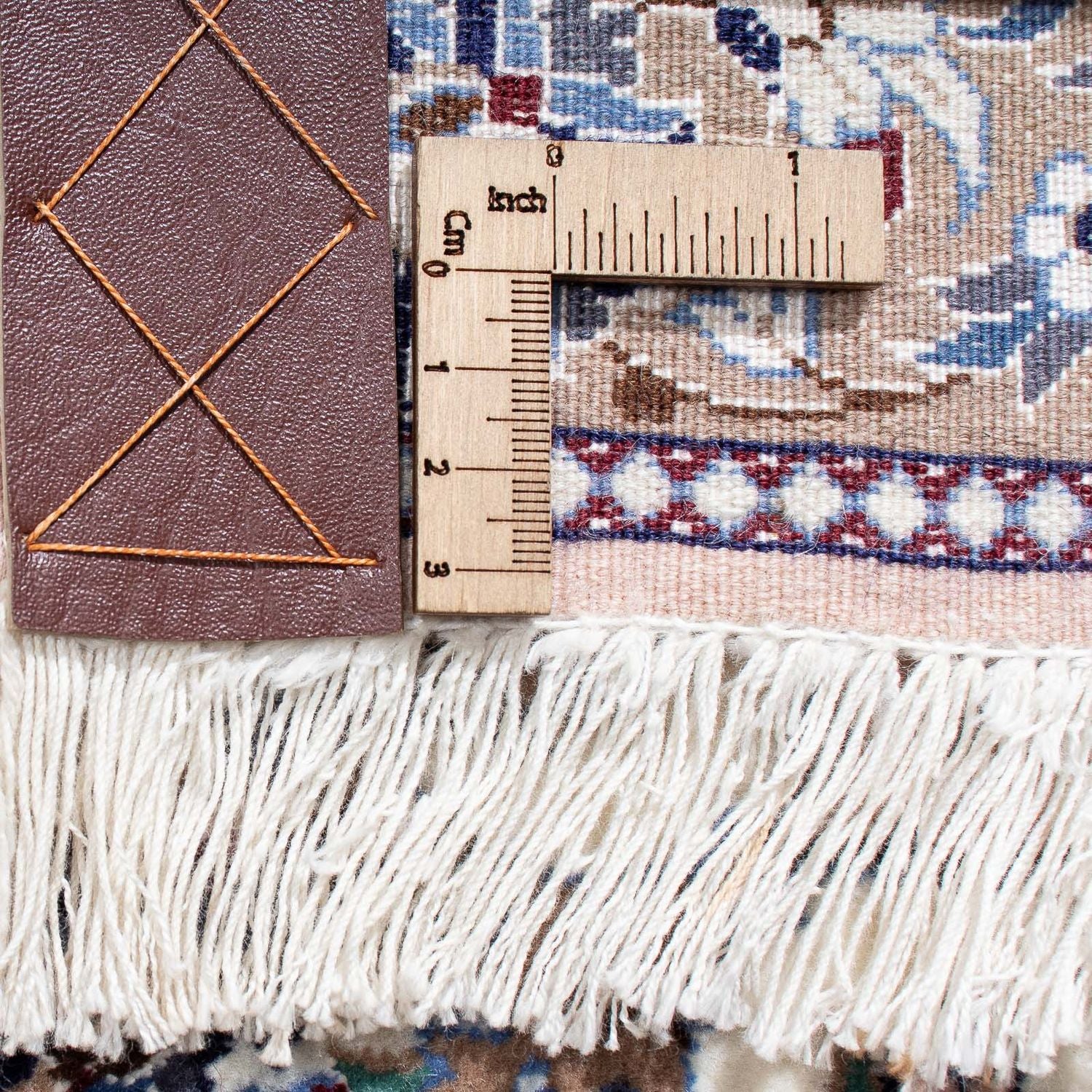 Persisk tæppe - Nain - Premium - 306 x 201 cm - beige