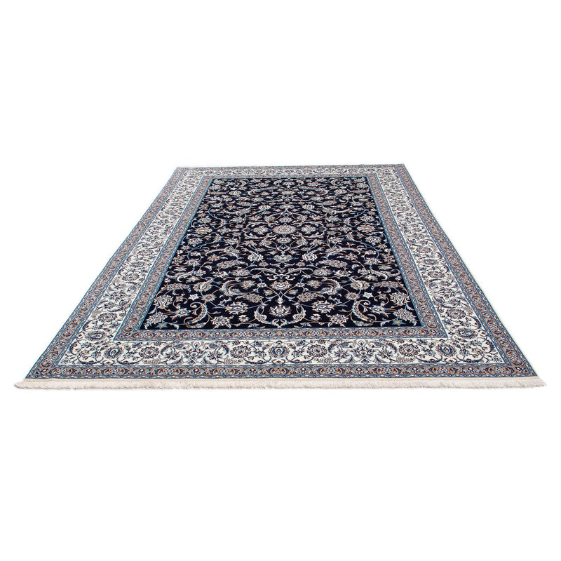 Persisk tæppe - Nain - Premium - 297 x 206 cm - mørkeblå