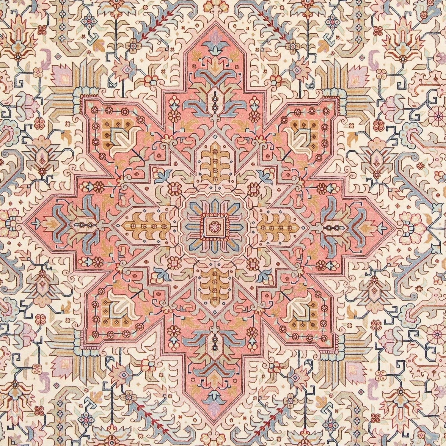 Persisk tæppe - Tabriz - Royal - 323 x 200 cm - beige