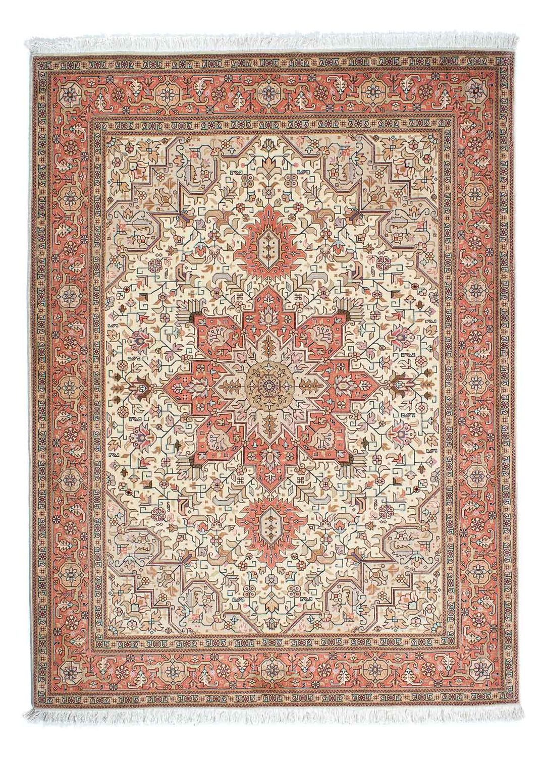 Persisk tæppe - Tabriz - Royal - 202 x 152 cm - beige