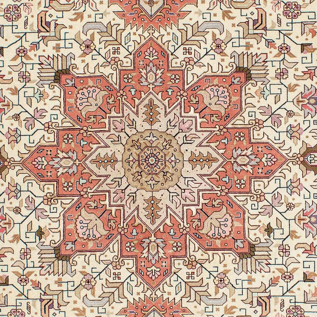 Persisk tæppe - Tabriz - Royal - 202 x 152 cm - beige