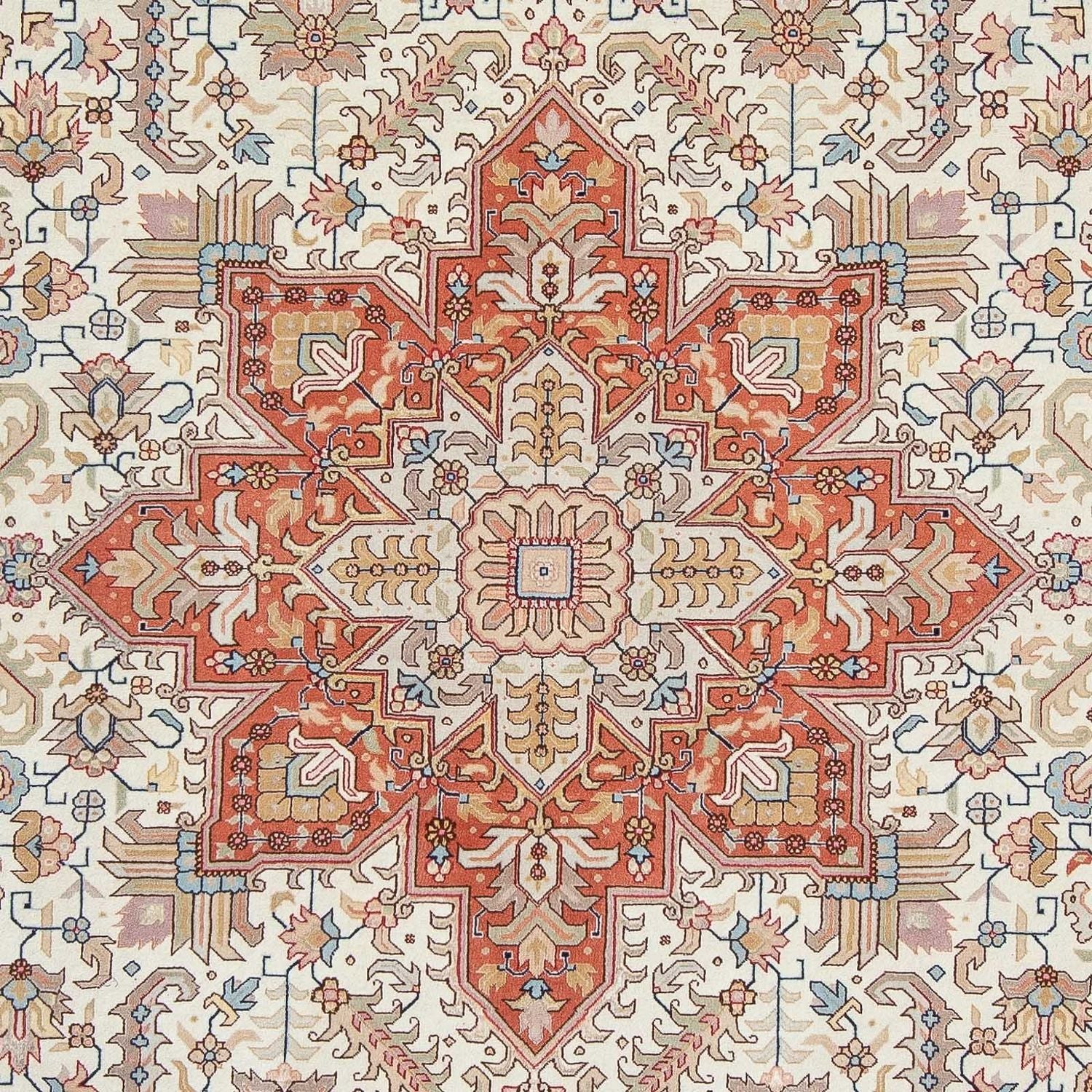 Persisk tæppe - Tabriz - Royal - 306 x 200 cm - beige
