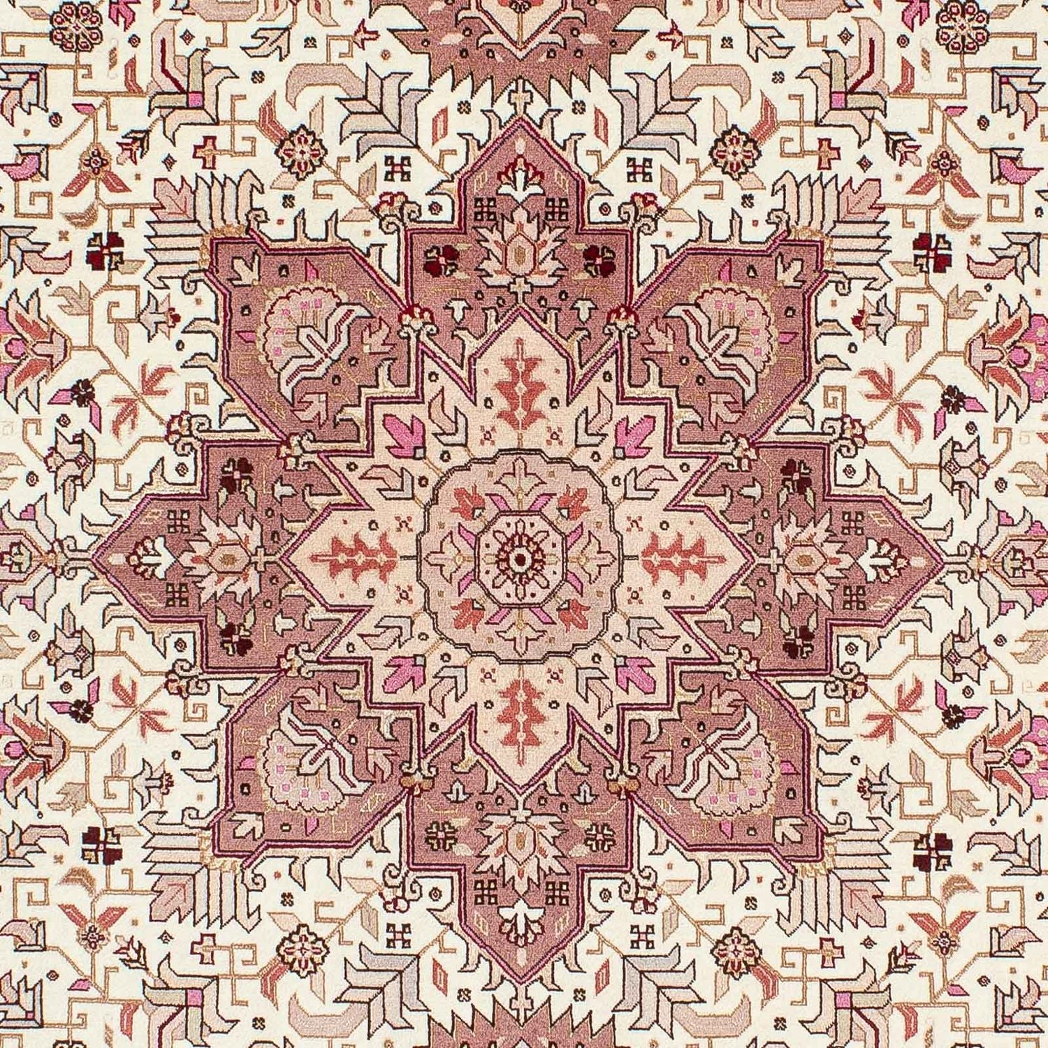 Persisk tæppe - Tabriz - Royal - 207 x 149 cm - beige