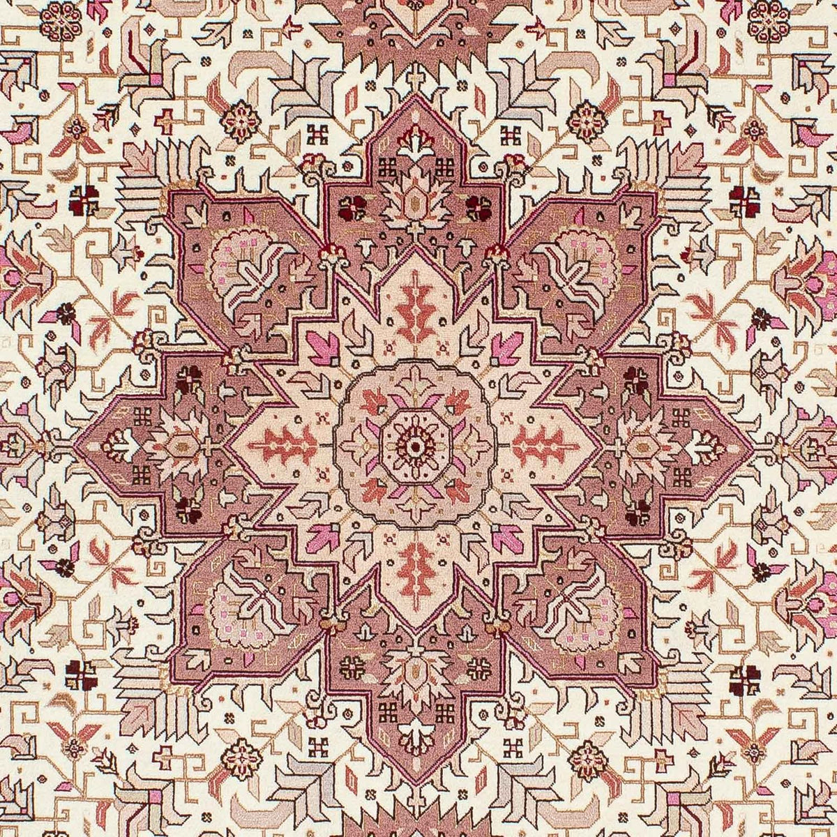 Persisk tæppe - Tabriz - Royal - 207 x 149 cm - beige