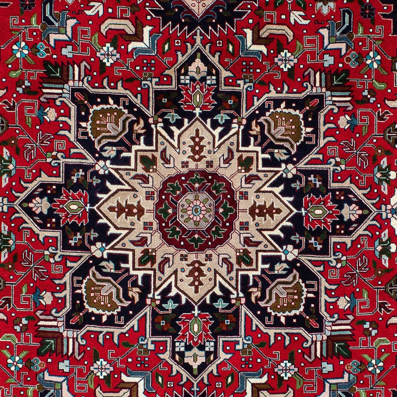 Persisk tæppe - Tabriz - Royal - 206 x 151 cm - rød