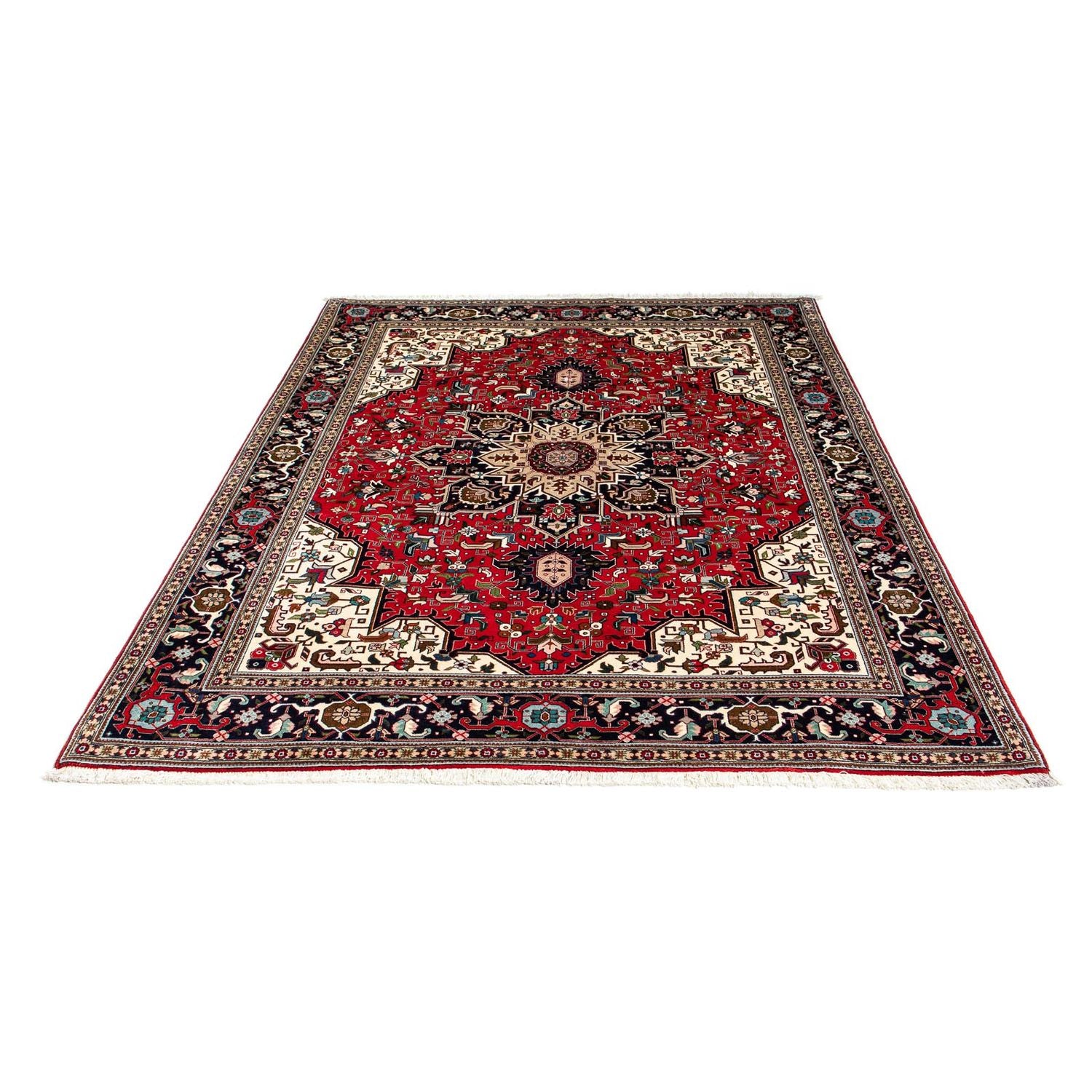 Persisk tæppe - Tabriz - Royal - 206 x 151 cm - rød