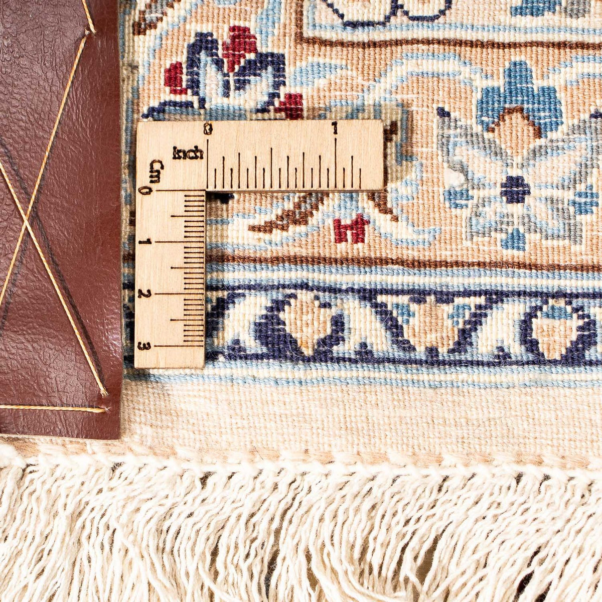 Persisk tæppe - Nain - Premium - 247 x 148 cm - beige