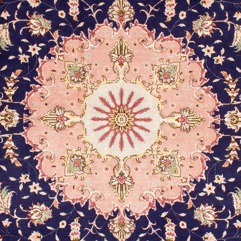 Persisk tæppe - Tabriz - Royal - 250 x 163 cm - mørkeblå