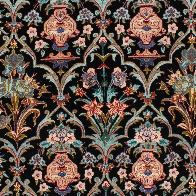 Persisk tæppe - Isfahan - Premium - 233 x 156 cm - mørkeblå