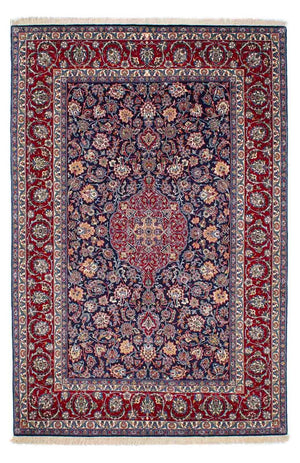 Persisk tæppe - Isfahan - Premium - 238 x 171 cm - mørkeblå
