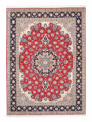 Persisk tæppe - Tabriz - 207 x 150 cm - rød
