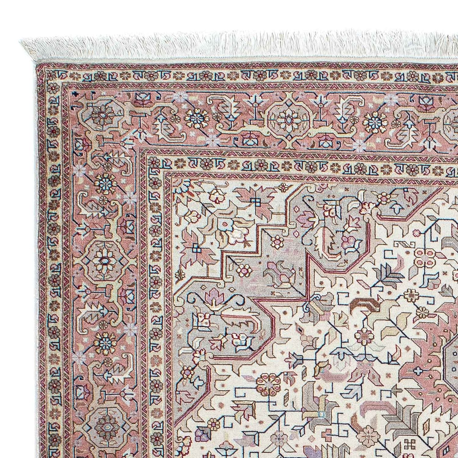 Persisk tæppe - Tabriz - Royal - 204 x 152 cm - beige