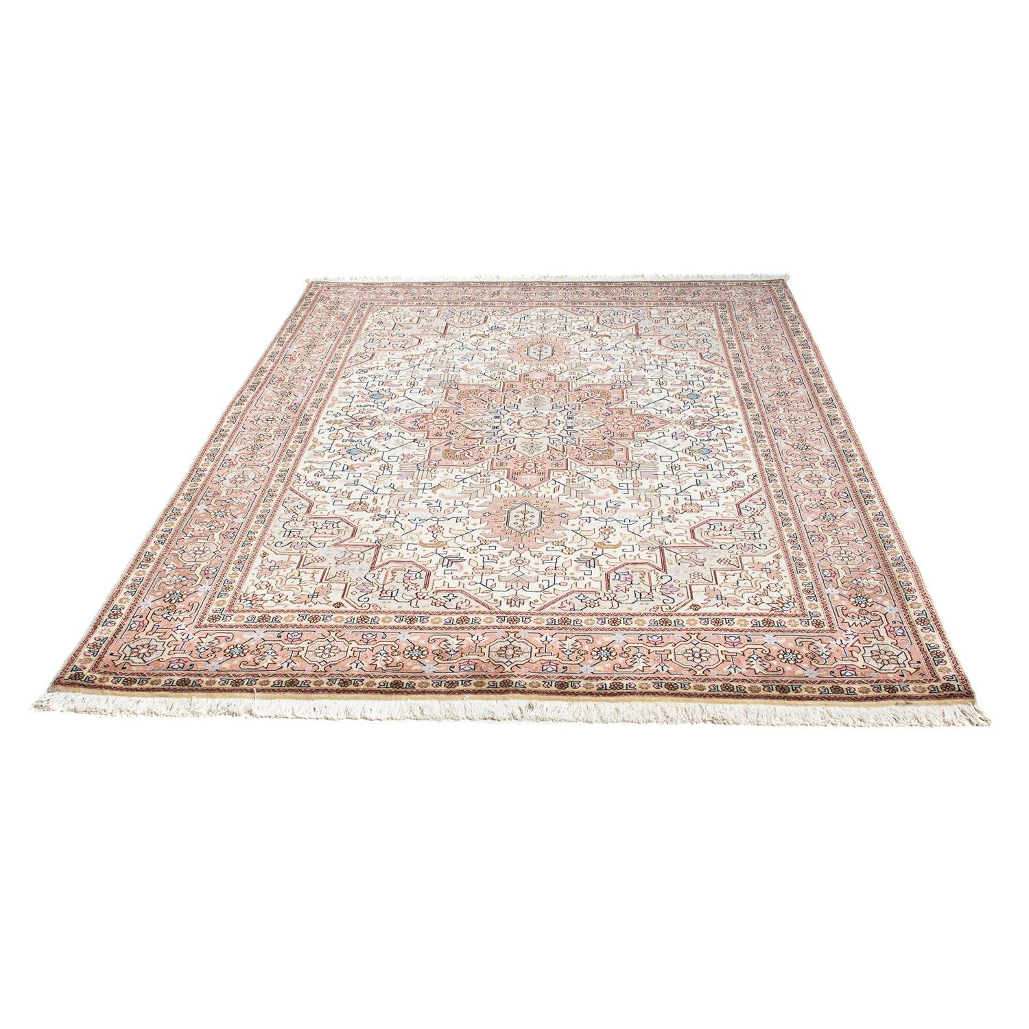 Persisk tæppe - Tabriz - Royal - 204 x 152 cm - beige