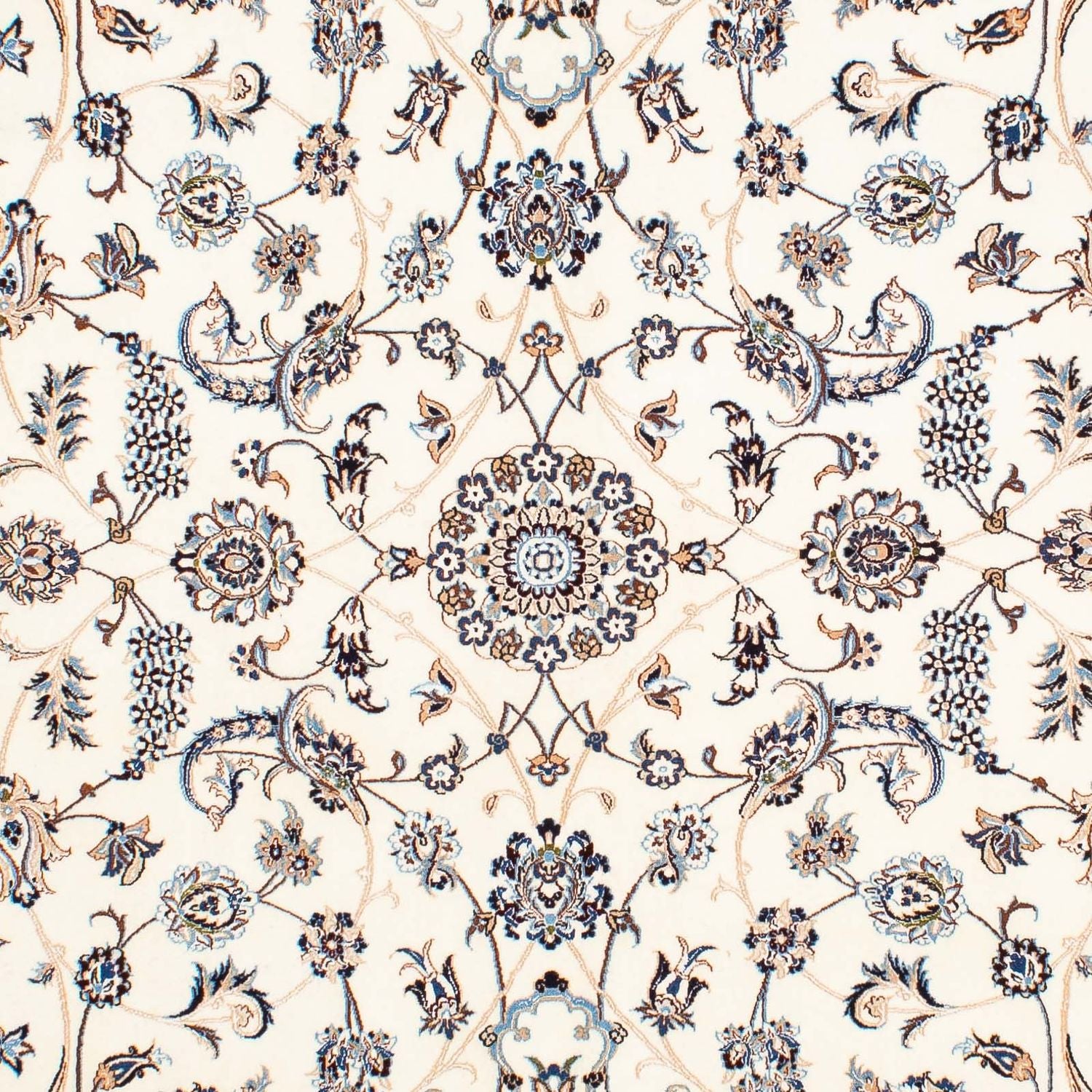 Persisk tæppe - Nain - Royal - 263 x 176 cm - beige