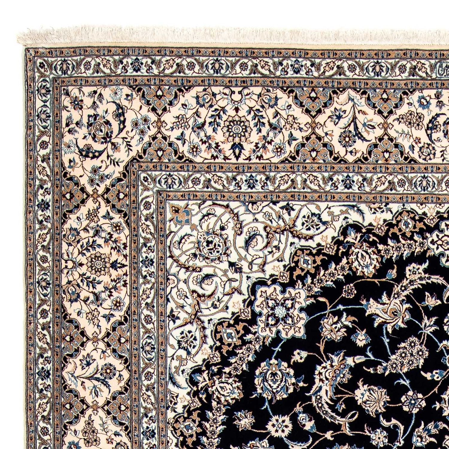 Persisk tæppe - Nain - Premium - 318 x 215 cm - beige