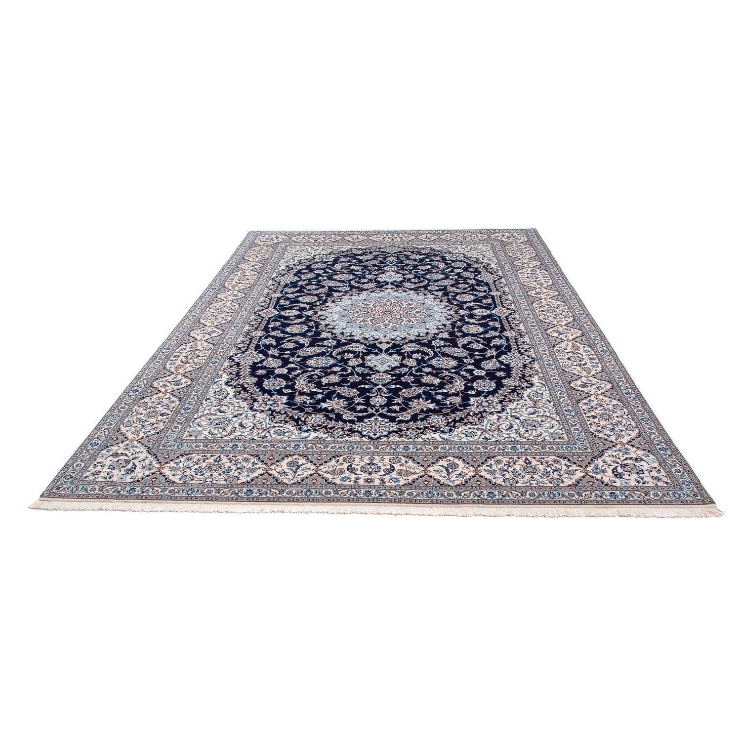 Persisk tæppe - Nain - Premium - 318 x 215 cm - beige