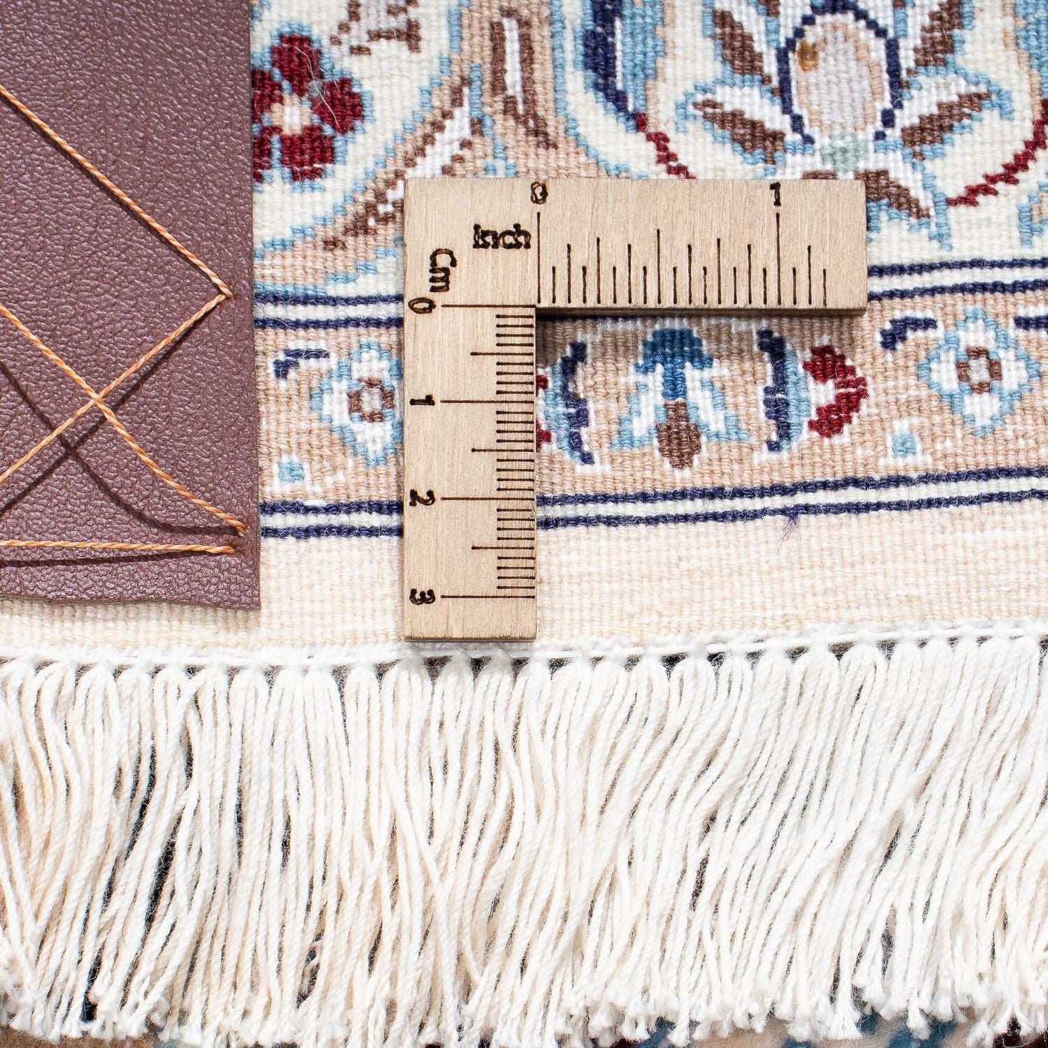 Persisk tæppe - Nain - Premium - 318 x 215 cm - beige