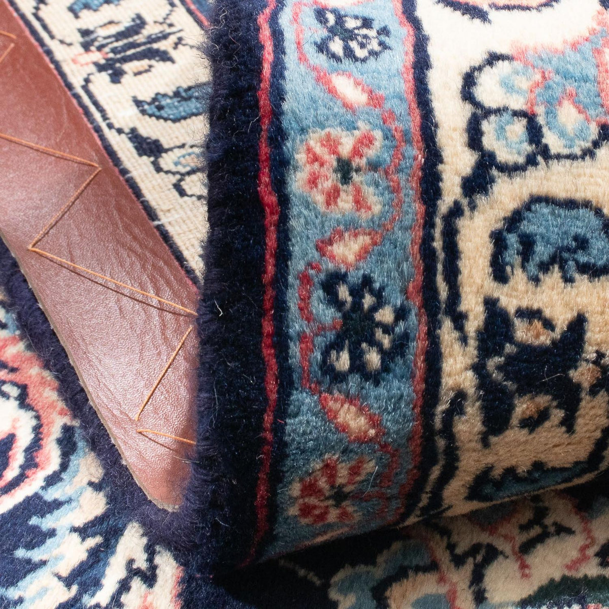 Persisk tæppe - Classic - 252 x 194 cm - mørkeblå