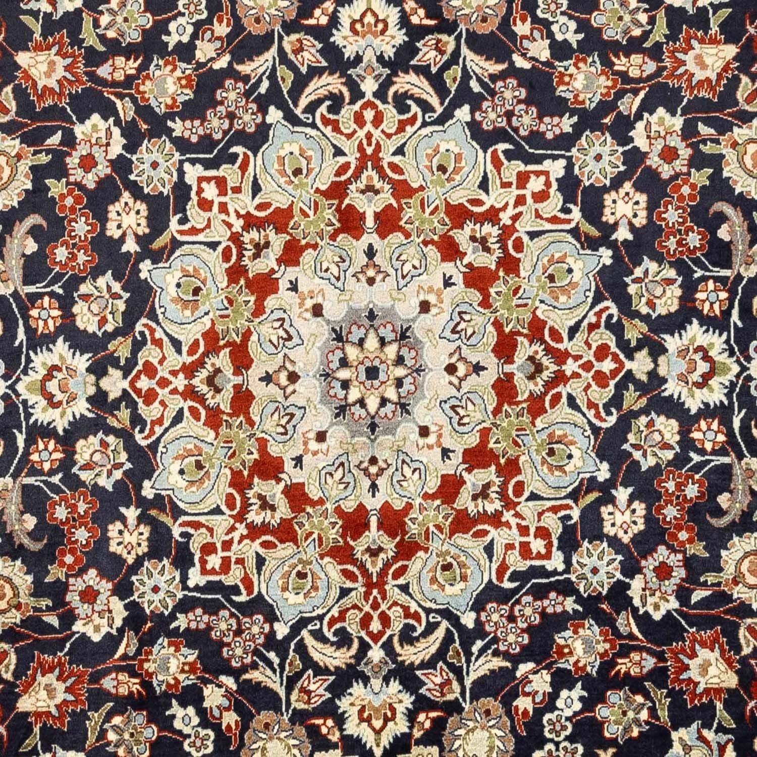 Persisk tæppe - Royal - 294 x 203 cm - mørkeblå