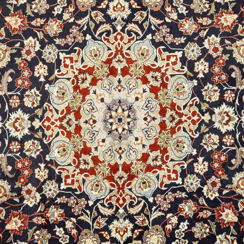 Persisk tæppe - Royal - 294 x 203 cm - mørkeblå