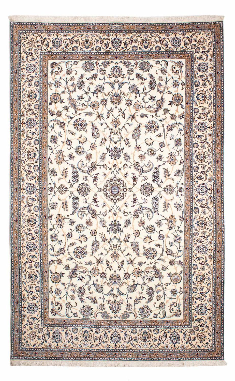Persisk tæppe - Nain - Premium - 272 x 175 cm - beige