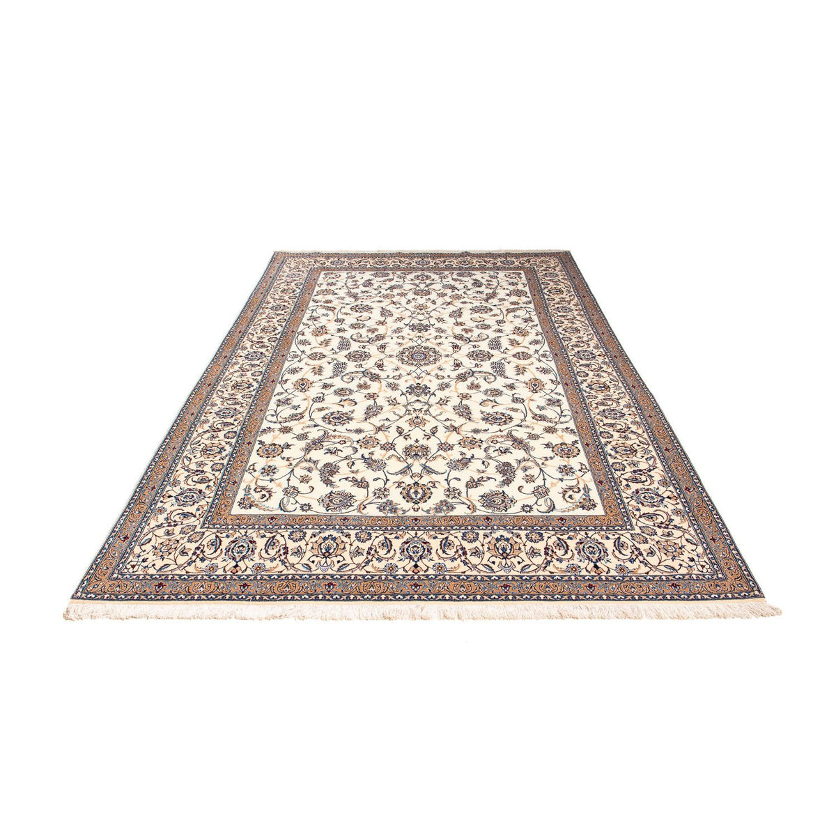 Persisk tæppe - Nain - Premium - 272 x 175 cm - beige