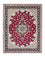 Persisk tæppe - Tabriz - Royal - 197 x 153 cm - mørkerød