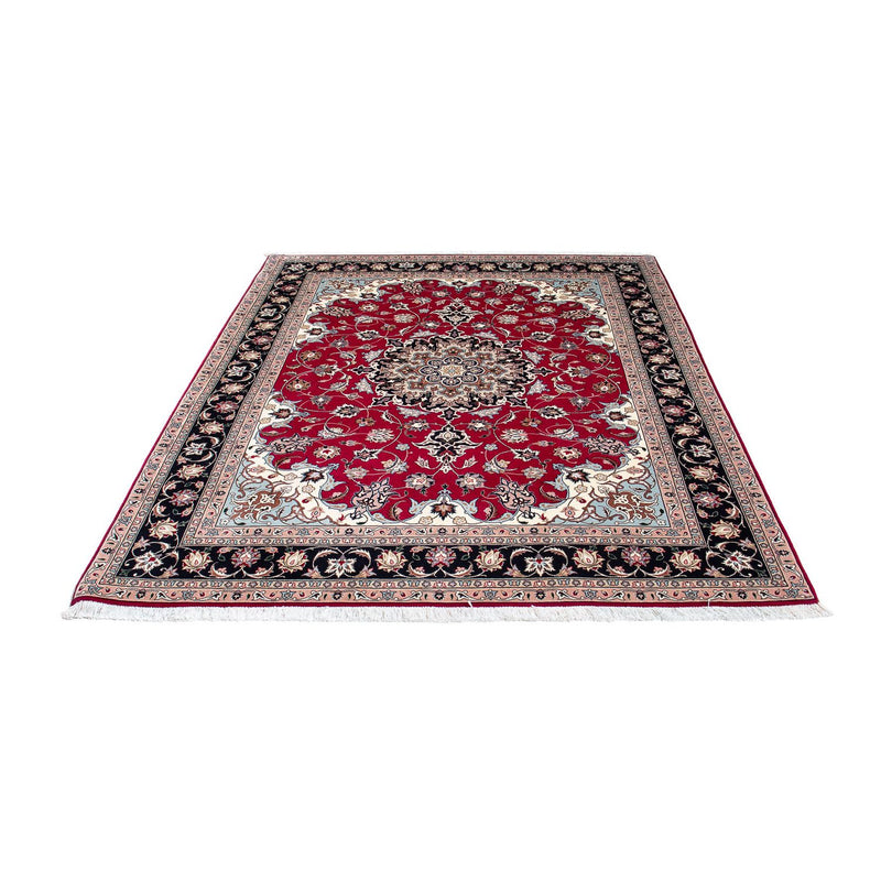 Persisk tæppe - Tabriz - Royal - 200 x 155 cm - mørkerød