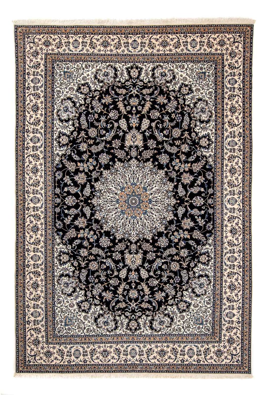 Persisk tæppe - Nain - Premium - 322 x 217 cm - beige