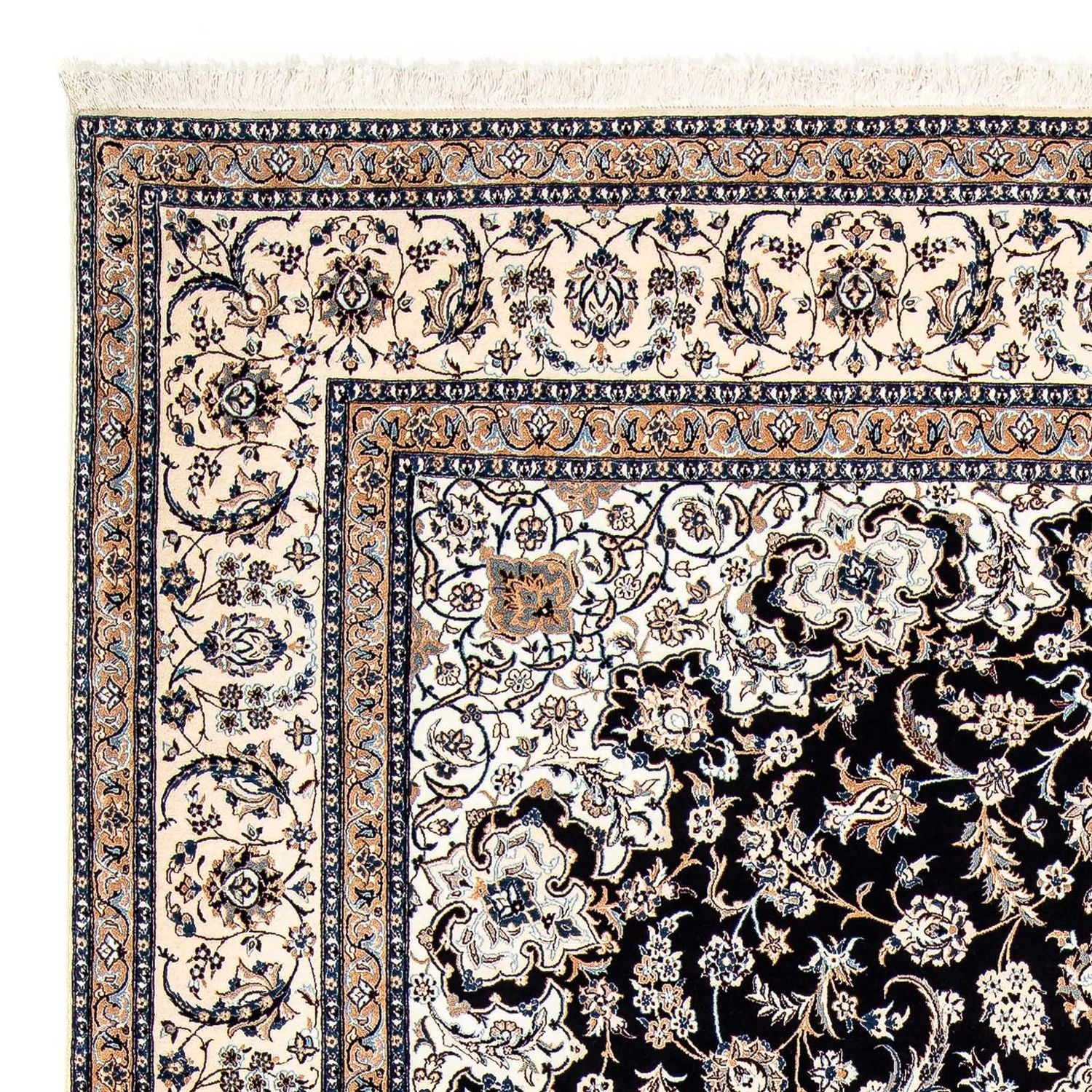 Persisk tæppe - Nain - Premium - 314 x 219 cm - beige