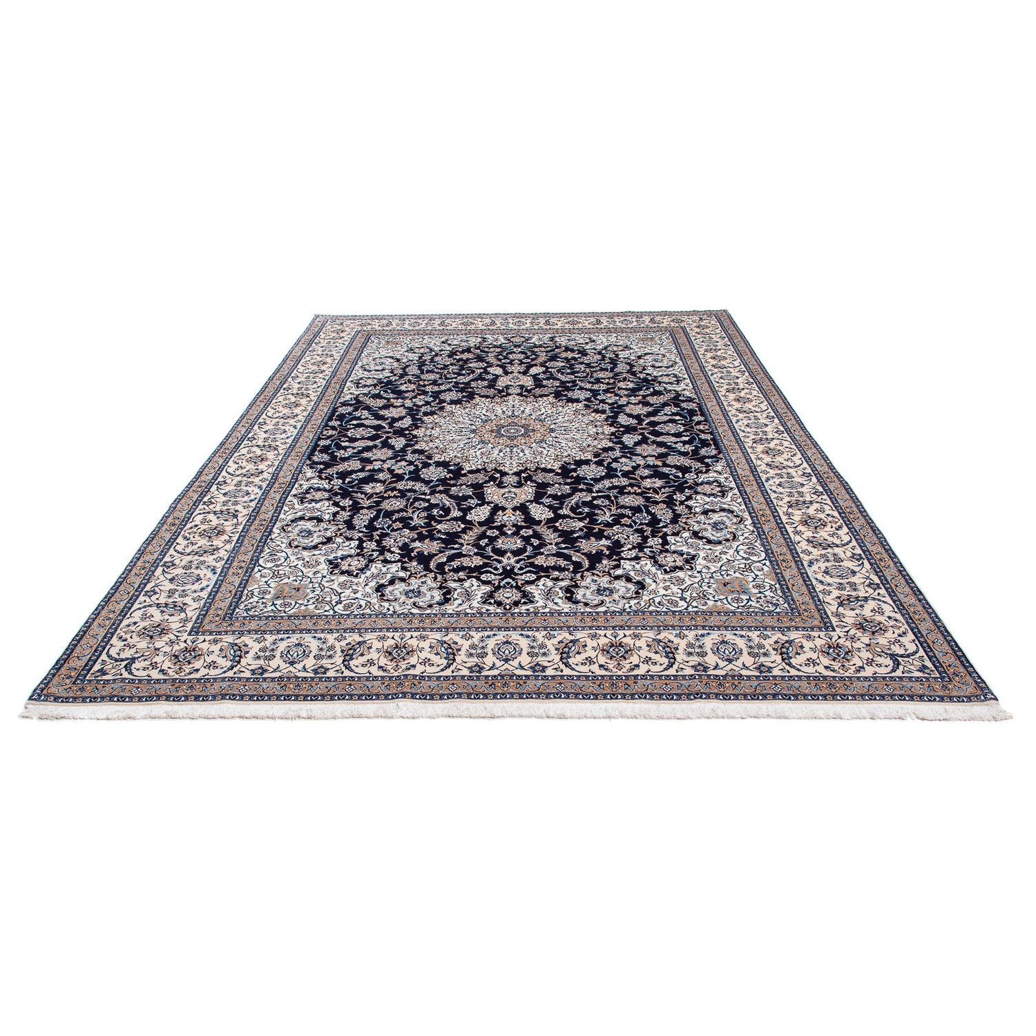Persisk tæppe - Nain - Premium - 314 x 219 cm - beige