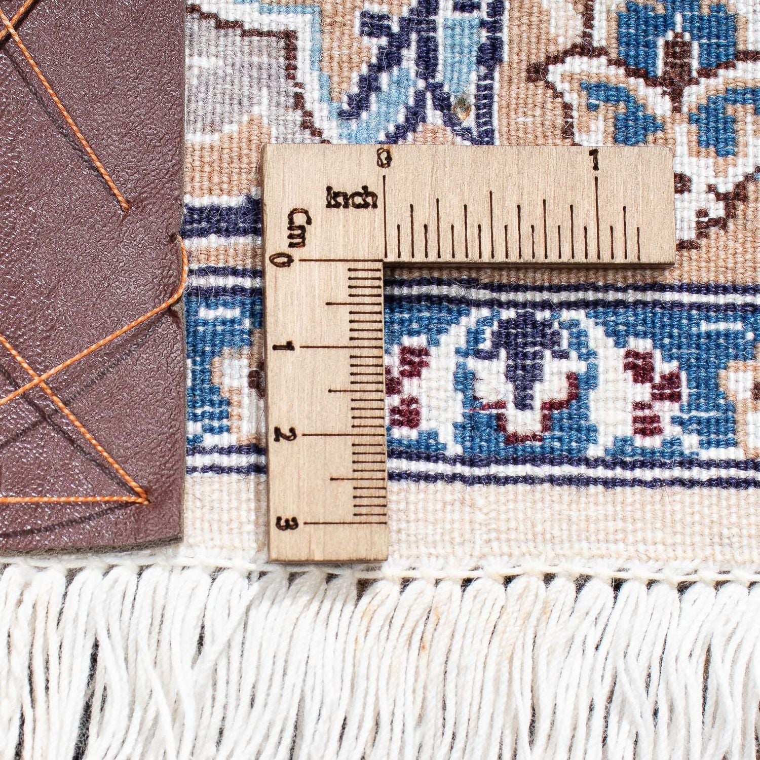 Persisk tæppe - Nain - Premium - 314 x 219 cm - beige