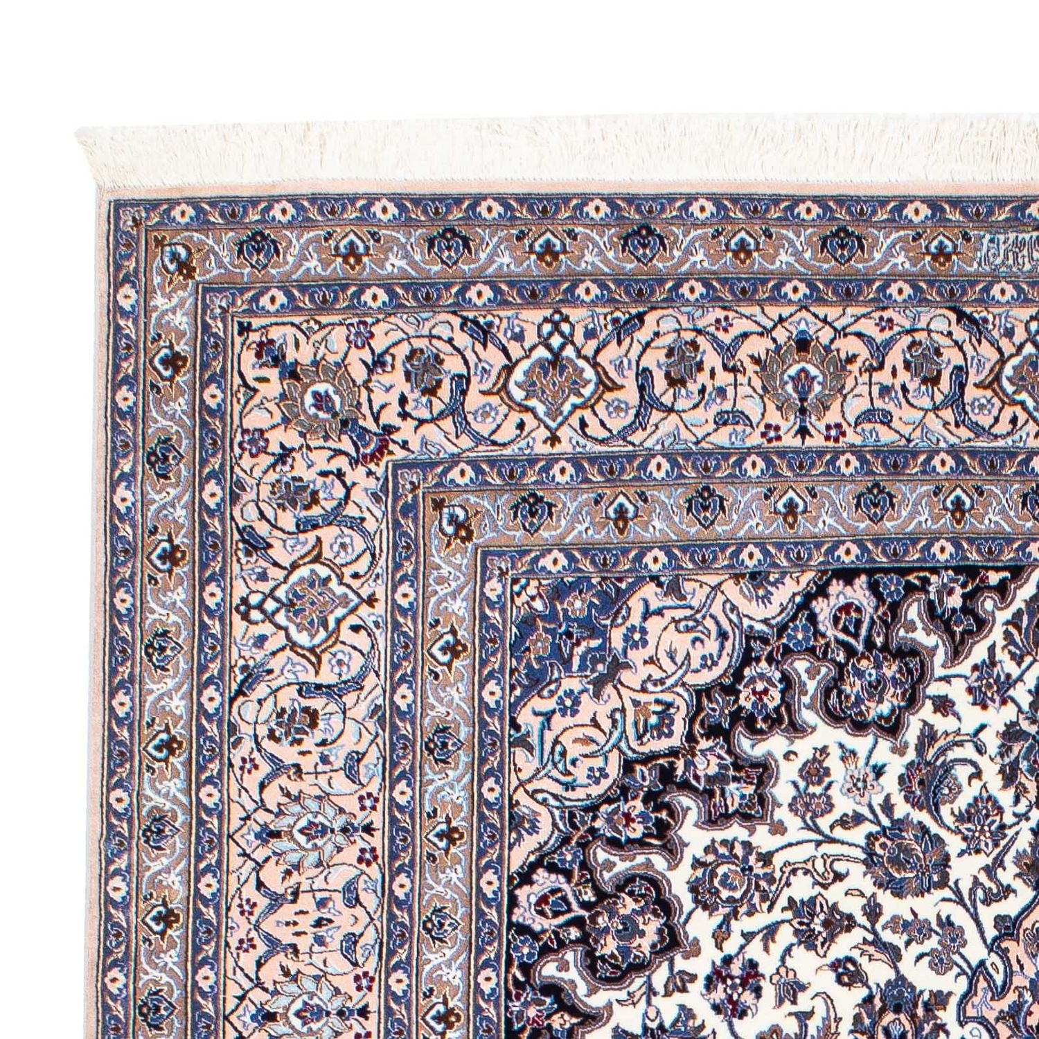 Persisk tæppe - Nain - Premium - 230 x 156 cm - beige