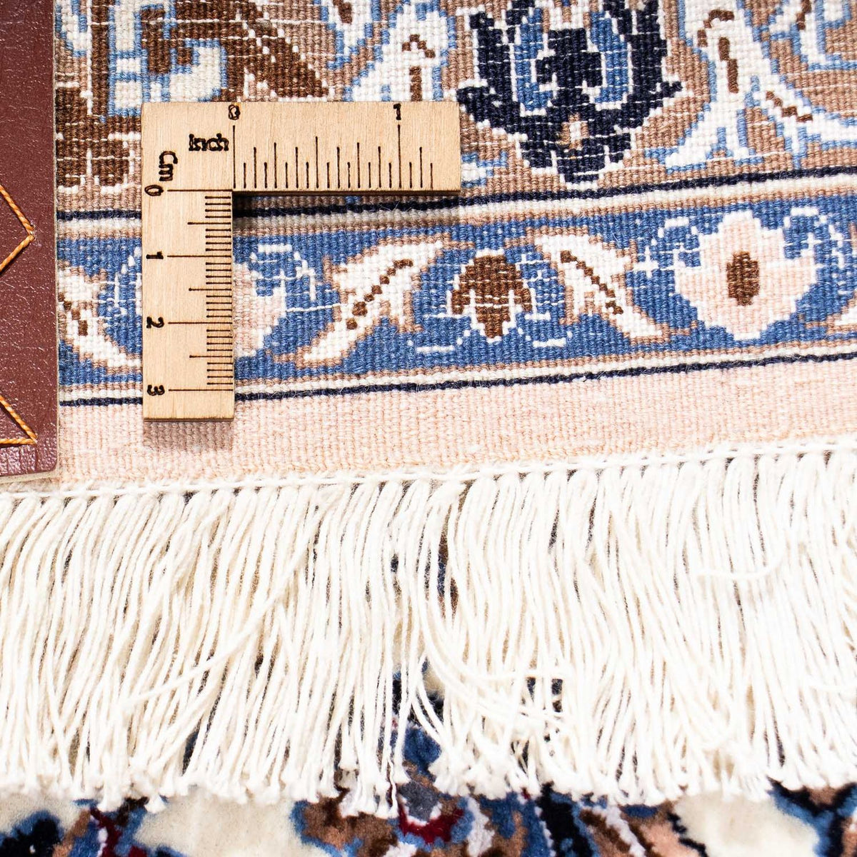 Persisk tæppe - Nain - Premium - 230 x 156 cm - beige