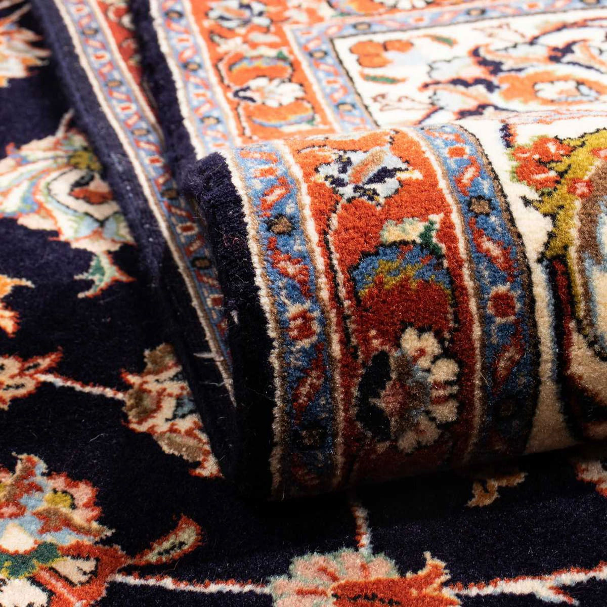 Persisk tæppe - Classic - 285 x 193 cm - mørkeblå