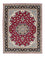 Persisk tæppe - Tabriz - Royal - 198 x 155 cm - mørkerød