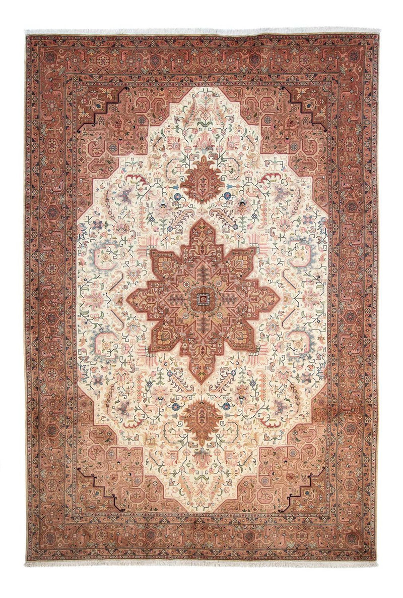 Persisk tæppe - Tabriz - 313 x 203 cm - brun