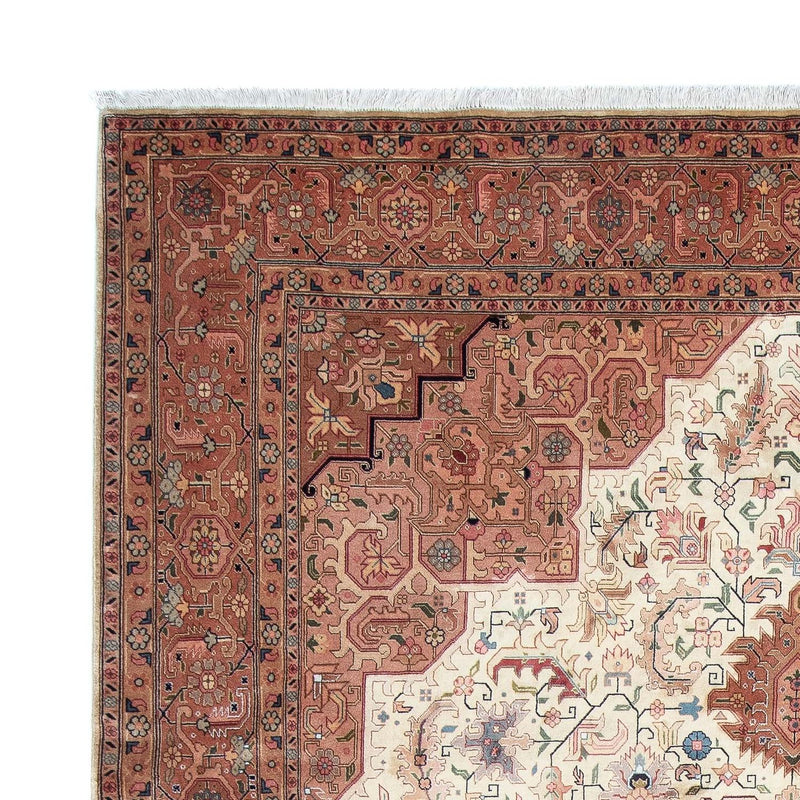 Persisk tæppe - Tabriz - 313 x 203 cm - brun