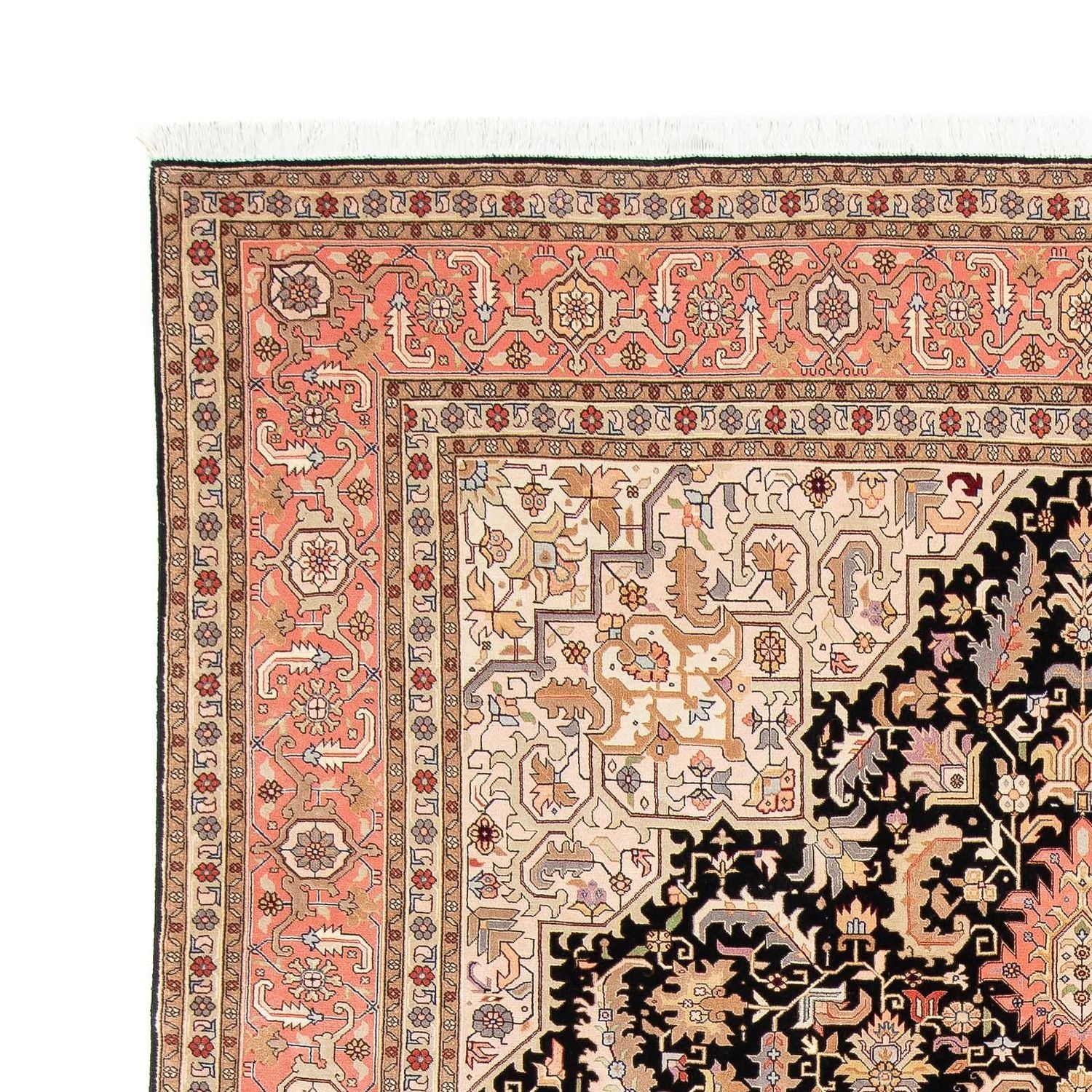 Persisk tæppe - Tabriz - Royal - 311 x 204 cm - mørkeblå