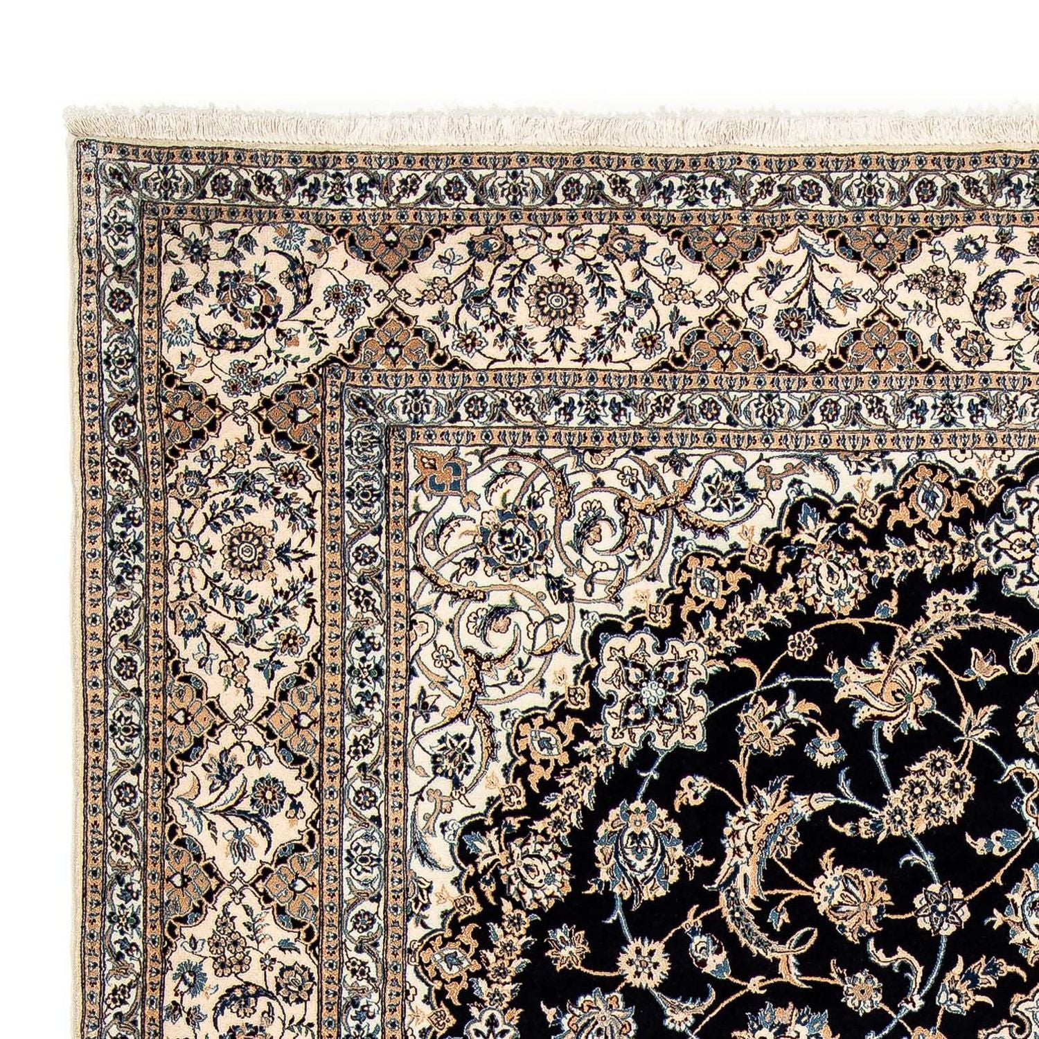 Persisk tæppe - Nain - Premium - 309 x 214 cm - beige