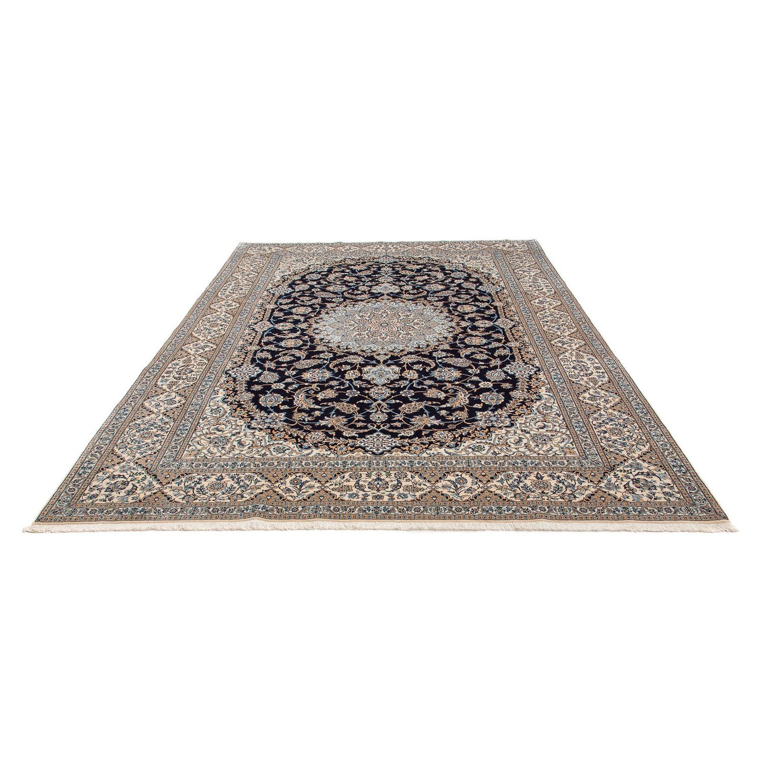Persisk tæppe - Nain - Premium - 309 x 214 cm - beige