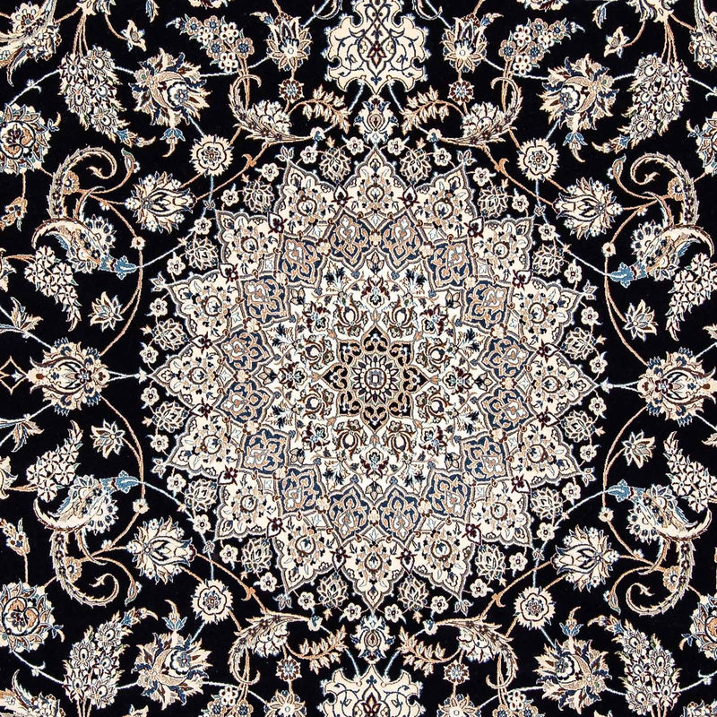 Persisk tæppe - Nain - Premium - 310 x 202 cm - mørkeblå