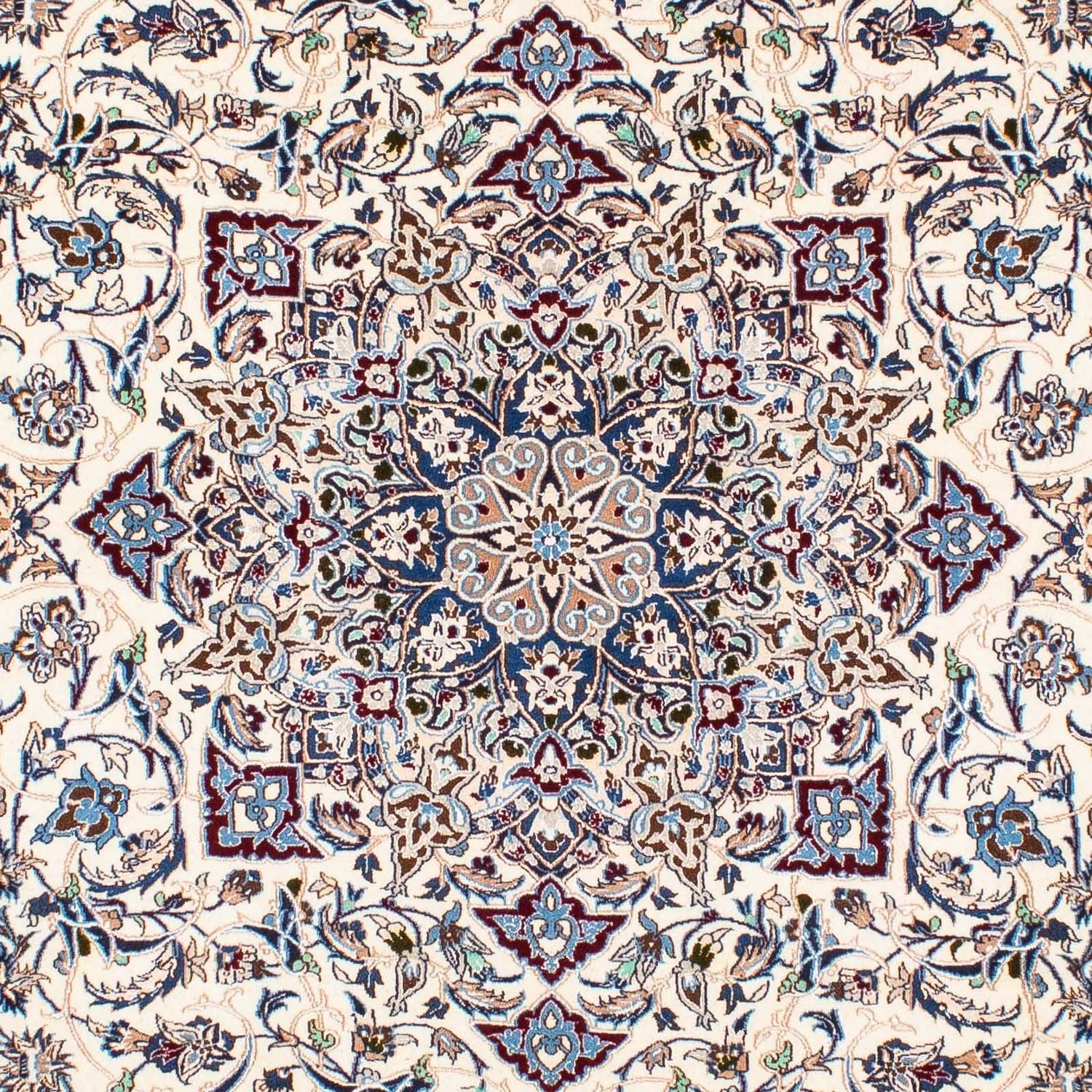 Persisk tæppe - Nain - Royal - 240 x 151 cm - beige